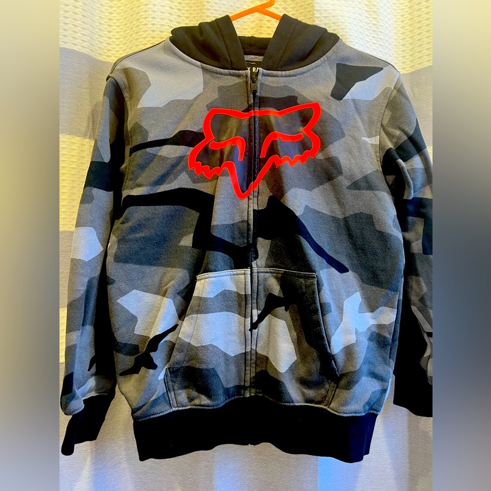 Fox Racing zip-up hoodie